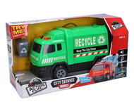 Garbage truck with flywheel effects 27 cm - Toy Car