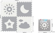Soft weather blocks 60 x 60 cm - Foam Puzzle
