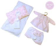 Llorens M740-42 outfit for baby doll New Born size 40-42 cm - Toy Doll Dress