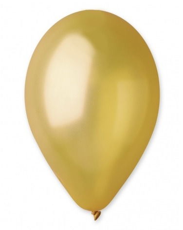 Balonky metalické 100 ks zlaté - průměr 26 cm - Balonky - Hlavní obrázek