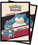 Pokémon UP: GS Snorlax Munchlax - Deck Protector Kartenabdeckungen 65 Stk. - Sammelalbum