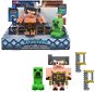 Minecraft Legends 8 cm 2ks figurka - Creeper vs. Bruiser  - Figures