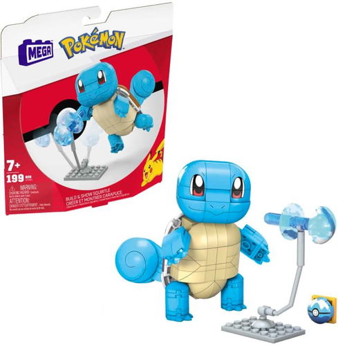 Mega Construx Postav a vystav si Pokémona - Squirtle - Stavebnice - Hlavní obrázek