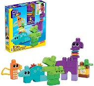 Játékkocka gyerekeknek Mega Bloks Fütyülő dinoszauruszok - Kostky pro děti