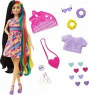 Barbie Baba fantasztikus hajjal - Fekete - Játékbaba