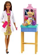 Barbie Povolání Herní Set S Panenkou - Dětská lékařka bruneta - Doll