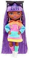 Barbie Extra Minis - Lila haj - Játékbaba