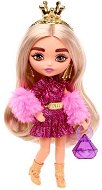 Barbie Extra Minis - Szőke hajú baba koronával - Játékbaba