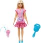 Barbie Az első Barbie babám - Szőke hajú baba cicával - Játékbaba