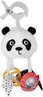 Canpol babies Senzorická závěsná cestovní hračka Panda s klipem BabiesBoo - Pushchair Toy