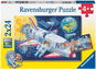 Ravensburger Puzzle 056651 Cesta Vesmírem 2X24 Dílků  - Jigsaw