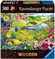 Ravensburger Puzzle 175130 Holzpuzzle Wilder Garten 500 Teile - Puzzle