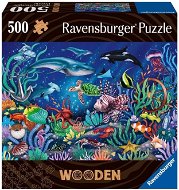 Ravensburger Puzzle 175154 Drevené Puzzle Podmorský Svet 500 Dielikov - Puzzle