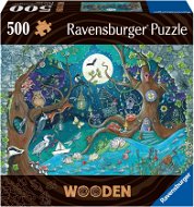 Puzzle Ravensburger Puzzle 175161 Fa puzzle Bűvös erdő 500 darab - Puzzle
