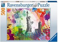 Jigsaw Ravensburger Puzzle 173792 Pohlednice Z New Yorku 500 Dílků  - Puzzle