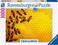 Ravensburger Puzzle 173624 Challenge Puzzle: Včely Na Medové Plástvi 1000 Dílků  - Puzzle