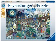 Jigsaw Ravensburger Puzzle 173990 Fantasy, Viktoriánská Ulice 5000 Dílků  - Puzzle