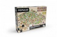 Jigsaw Popular Puzzle - Mapa České republiky, 160 ks - Puzzle
