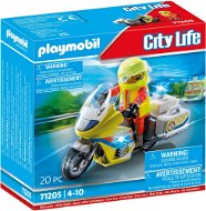 Playmobil 71205 Záchranný motocykel s blikajúcim svetlom - Stavebnica