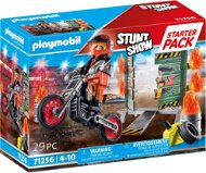 Playmobil 71256 Starter Pack Kaskadérská motorka a ohnivá zeď - Building Set
