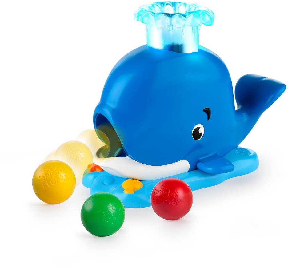 BRIGHT STARTS Zenélő játék világító bálna Popper 6m+