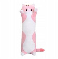Soft Toy Kočka růžová 100 cm - Plyšák