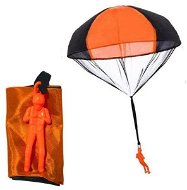 Parašutista s padákem - oranžový - Figure