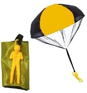 Parašutista s padákem - žlutý - Figure