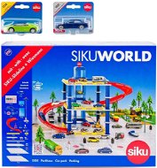 Siku World - Parkhaus mit 2 Autos - Spielzeug-Garage