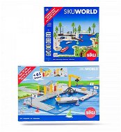 Siku World - rakodókikötő mólóval és vízterülettel - Játék autó