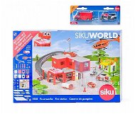 Siku World - tűzoltóállomás tűzoltóautóval - Játék autó