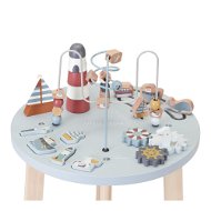 Interaktívny stolík Stolík s aktivitami drevený Námornický záliv - Interaktivní stůl