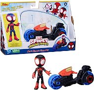 Spider-Man and His Amazing Friends Miles Morales Motorka a figurka 10 cm - Figurky