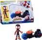 Spider-Man and His Amazing Friends Miles Morales Motorrad und Figur - 10 cm - Figuren