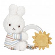Chrastítko s korálky králíček Miffy Vintage Proužky - Baby Rattle