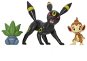 Figures Pokémon - Battle Figure Set - 3PK: Chimchar, Oddish, Umbreon - Figurky