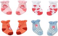 Baby Annabell Socken, weiß und rosa, 43 cm - Puppenkleidung