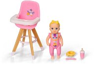 Bábika BABY born Minis Sada s jedálenskou stoličkou a bábikou - Panenka
