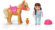 BABY born Minis Set mit Pferd und Puppe - Puppe