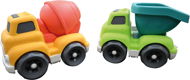 Lexibook Sada stavebních aut z bioplastu 18 cm - Toy Car