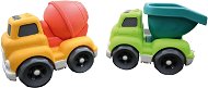 Lexibook Sada stavebních aut z bioplastu 18 cm - Toy Car