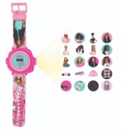 Detské hodinky Lexibook Digitálne premietacie hodinky Barbie s 20 obrázkami na premietanie - Dětské hodinky