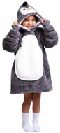 Cozy Noxxiez Tučniak – hrejivá televízna mikinová deka 3 – 6 rokov - Televízna deka