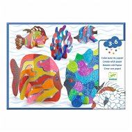 Basteln mit Kindern DJECO Papiergestaltung Fisch - Vyrábění pro děti