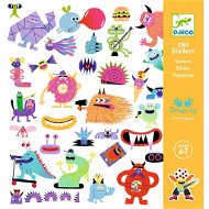 Kinder-Sticker DJECO Aufkleber - Monster - Dětské samolepky