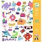 Kinder-Sticker DJECO Aufkleber - Monster - Dětské samolepky
