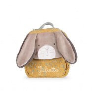 MOULIN ROTY Plyšový batoh zajíček Ochre - Children's Backpack