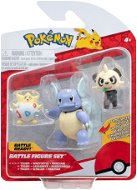 Pokémon 3db - Togepi, Pancham, Wartortle - Figura