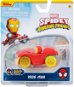 Spidey Spider-Man Diecast Metal Car 7.5 cm - Iron Man - Metal Model