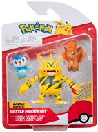 Pokemon 3-piece figure pack – Piplup, Vulpix, Electabuzz - Figúrky